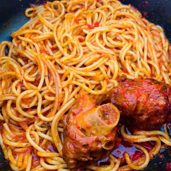 Jollof Spaghetti