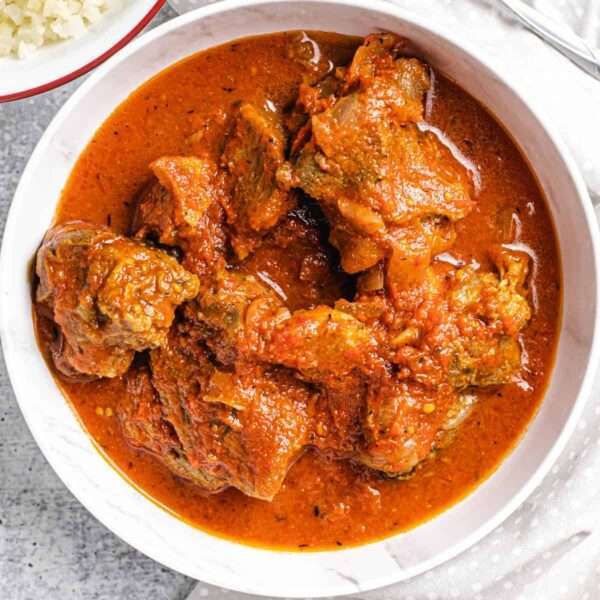 Stewed Goat Meat